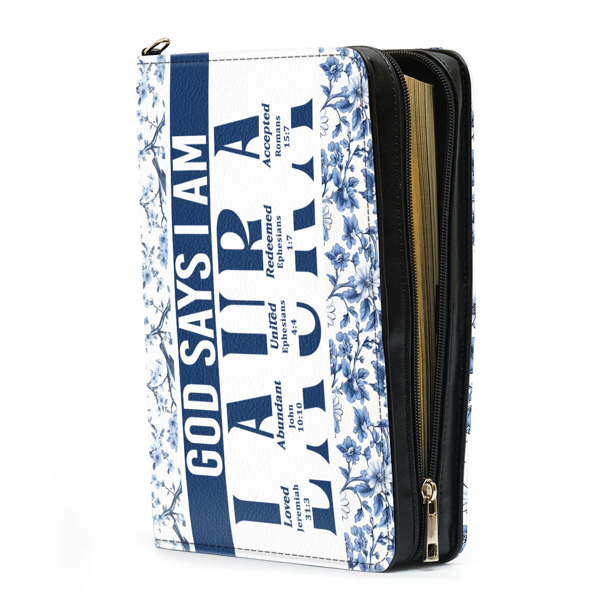 God Says I Am United - Personalized Bible Cover TD118 - Image 3