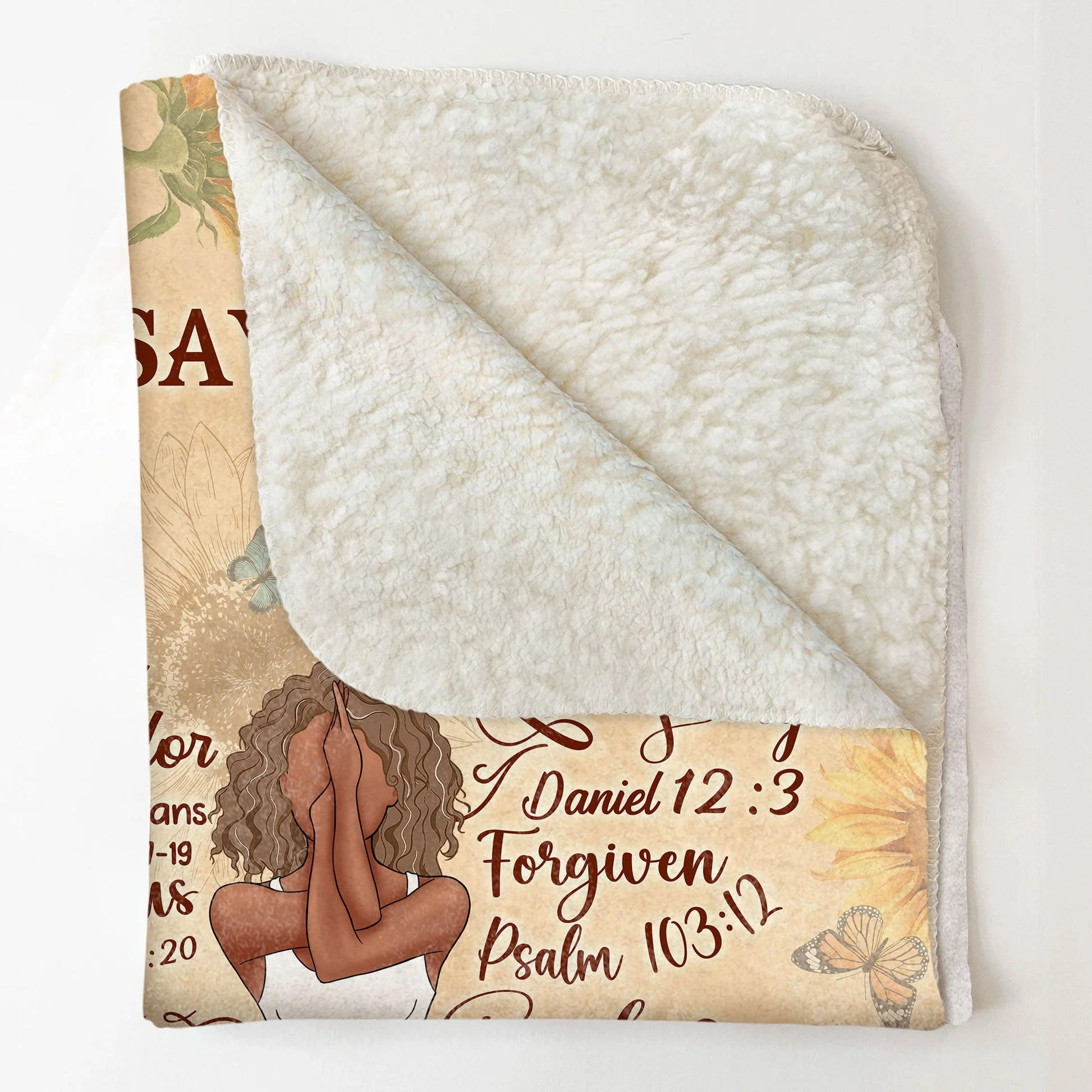 God Says You Are Christian Bible Verse - Personalized Blanket - Gift For Women | CLGOD02 HD95 - Image 5