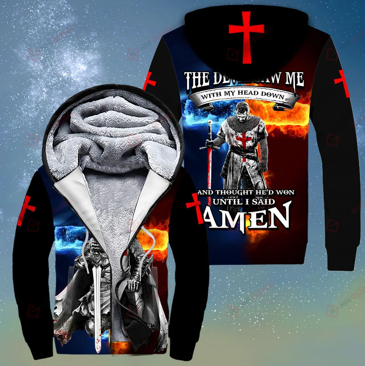 God The Devil Saw Me With My Head Down Hawaiian Shirts 3D - Image 10