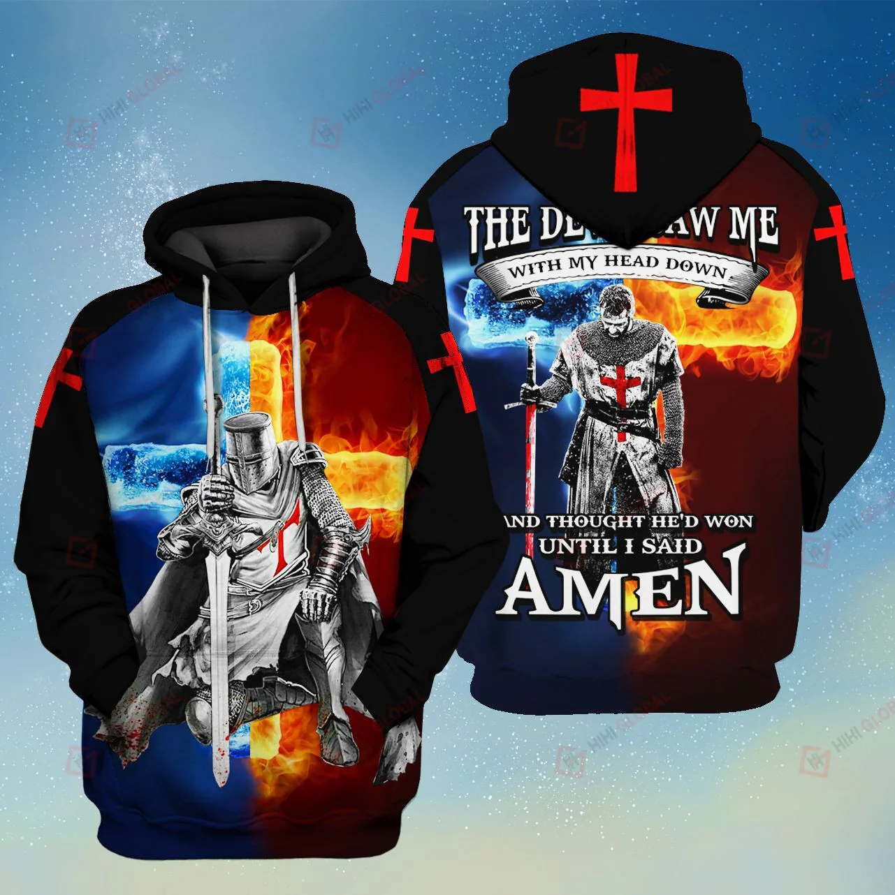 God The Devil Saw Me With My Head Down Hawaiian Shirts 3D - Image 11