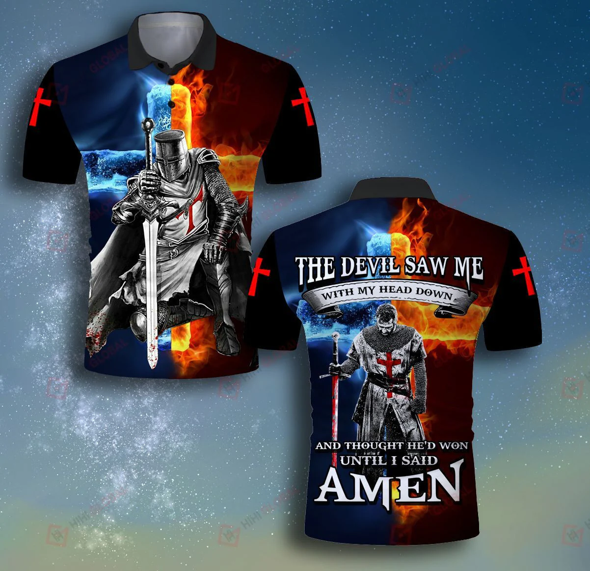 God The Devil Saw Me With My Head Down Hawaiian Shirts 3D - Image 5