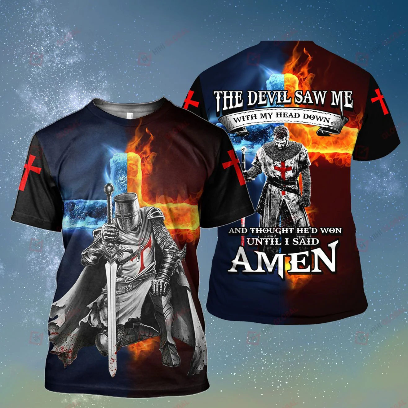 God The Devil Saw Me With My Head Down Hawaiian Shirts 3D - Image 6