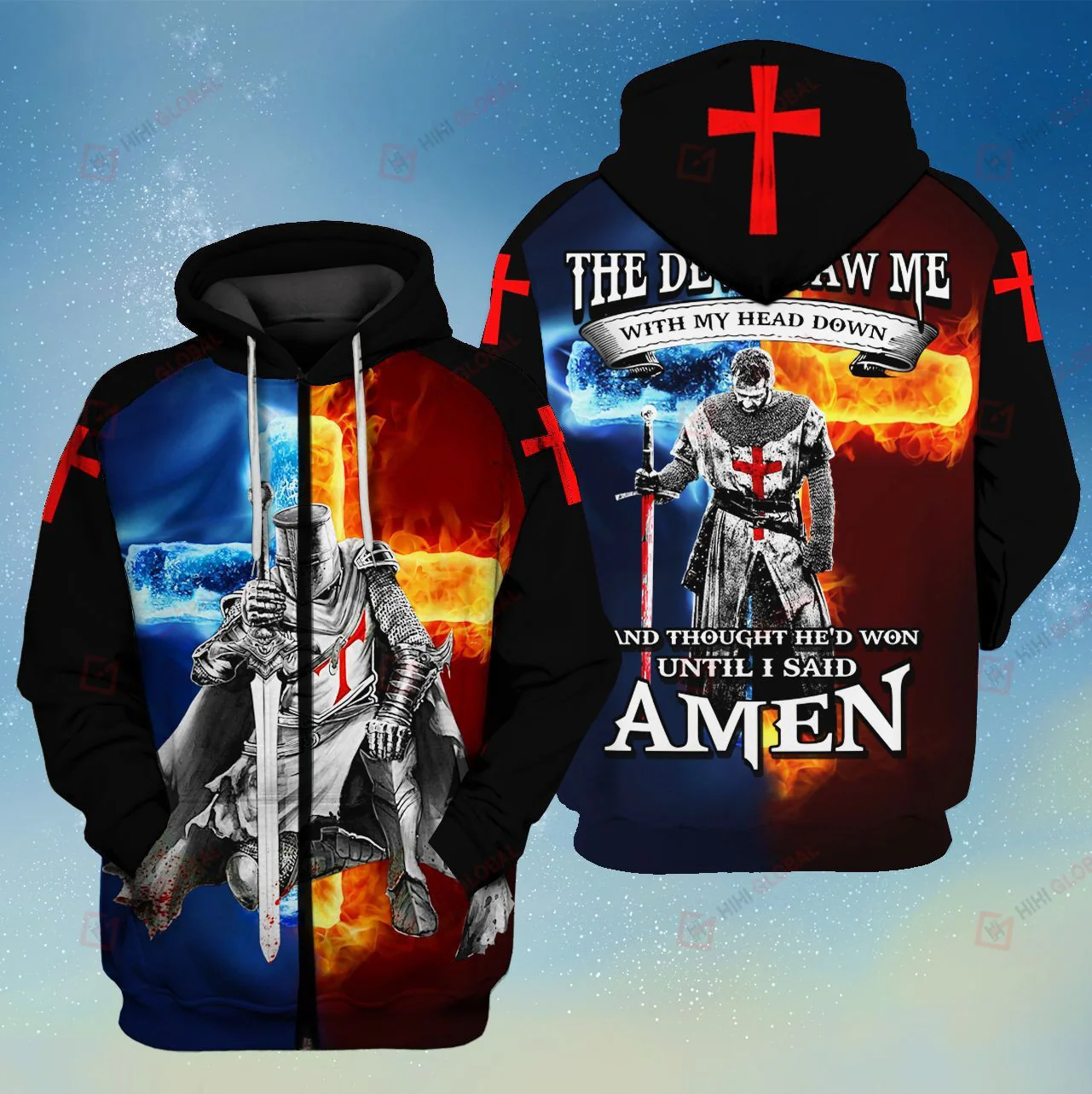 God The Devil Saw Me With My Head Down Hawaiian Shirts 3D - Image 7