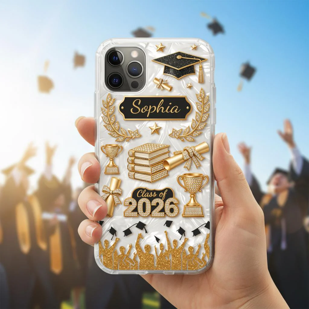 Graduation Class Of 2026 - Personalized Phone Case - Gift For Graduates