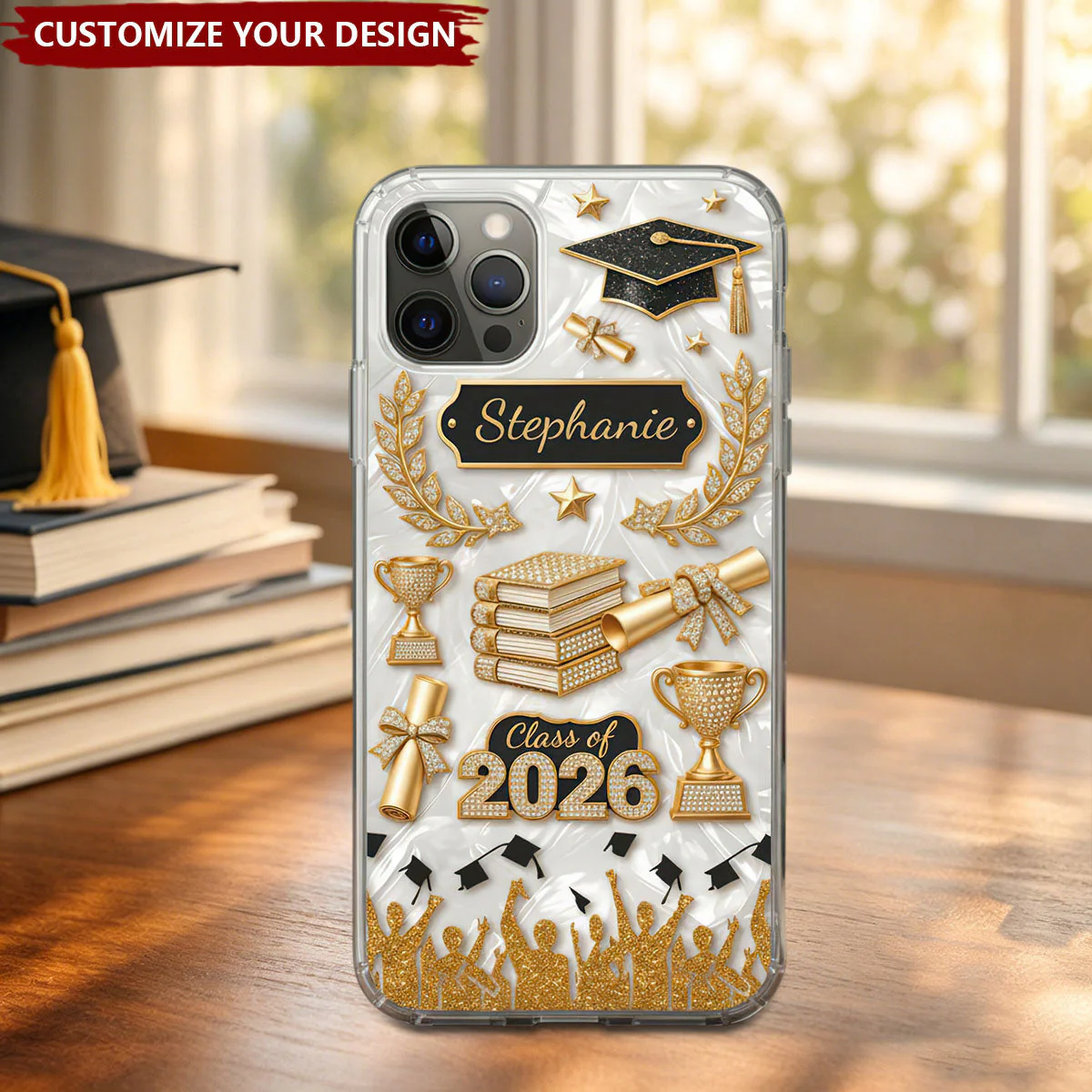Graduation Class Of 2026 - Personalized Phone Case - Gift For Graduates - Image 3