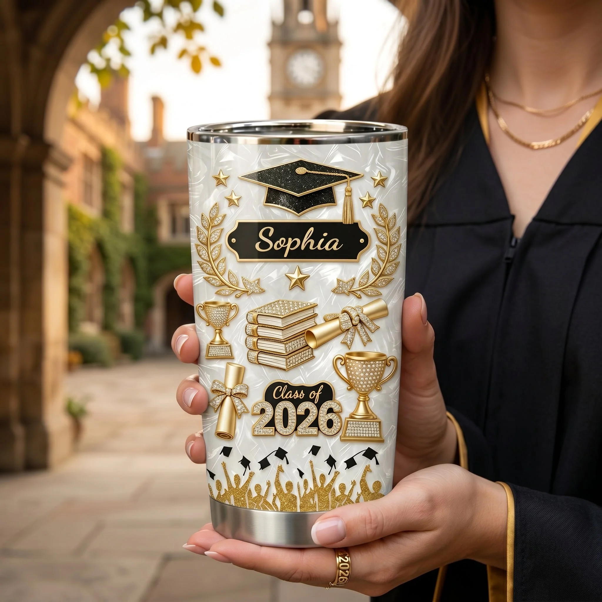 Graduation Class of 2026 - Personalized Tumbler - Gift For Graduates