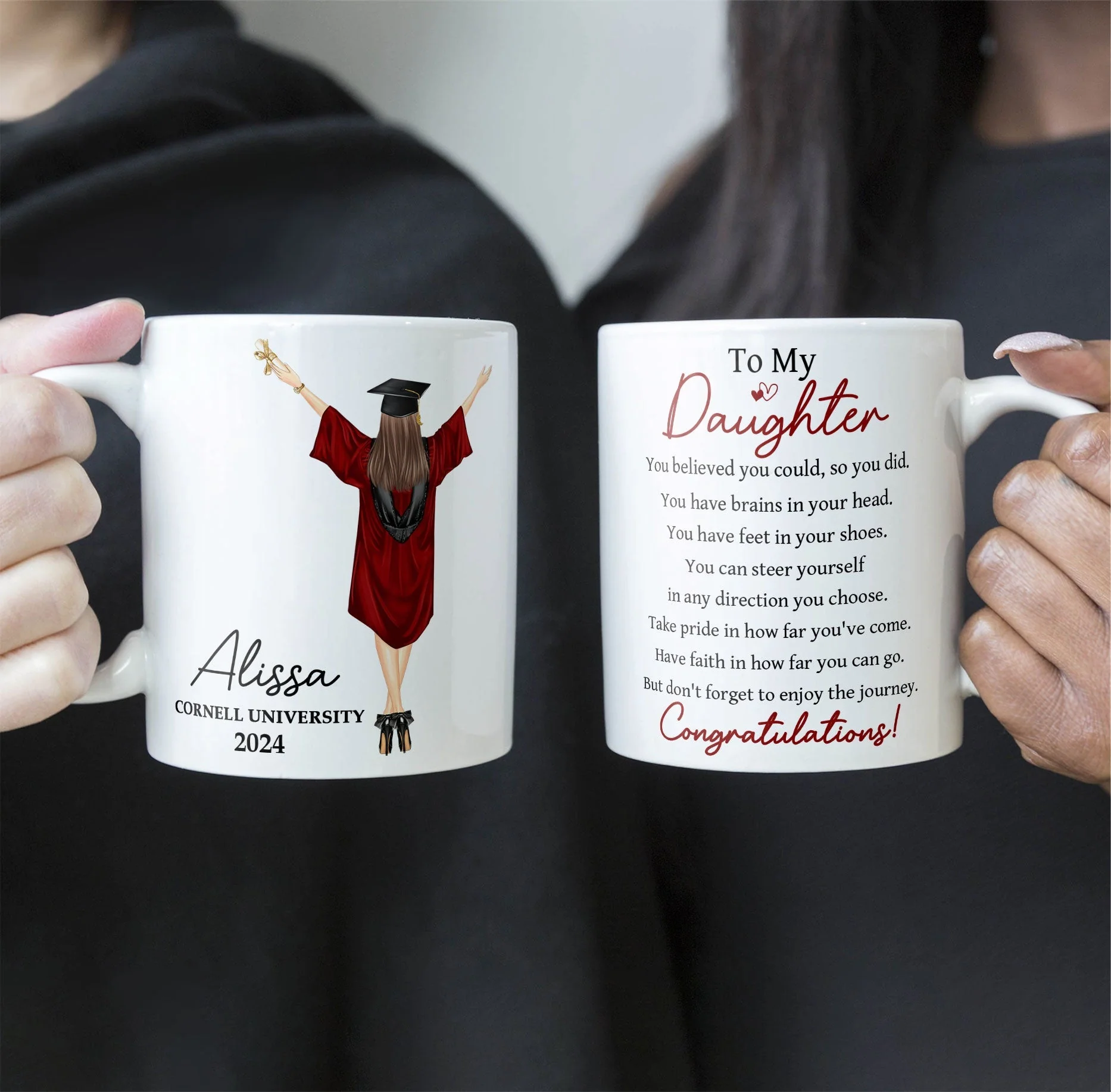 Graduation You Believed You Could So You Did - Personalized Mug - GR4 PT - Image 3