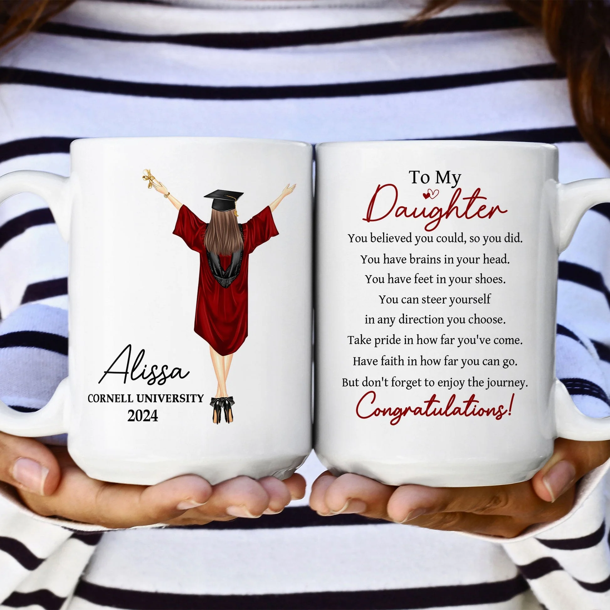 Graduation You Believed You Could So You Did - Personalized Mug - GR4 PT - Image 4