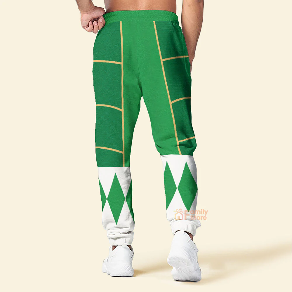 Green Ranger Dragon Shield Mighty Morphin Cosplay - Hoodie Set, Sweatshirt, Sweatpants PRHS96 - Image 10