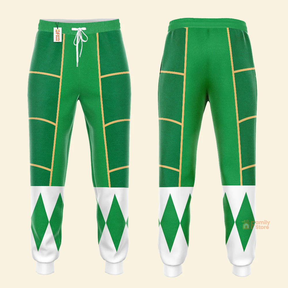 Green Ranger Dragon Shield Mighty Morphin Cosplay - Hoodie Set, Sweatshirt, Sweatpants PRHS96 - Image 8