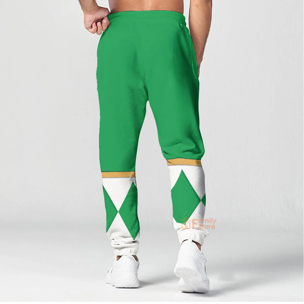 Green Ranger Dragon Shield  Mighty Morphin Power Ranger - Hoodie Set, Sweatshirt, Sweatpants PRHS23 - Image 10