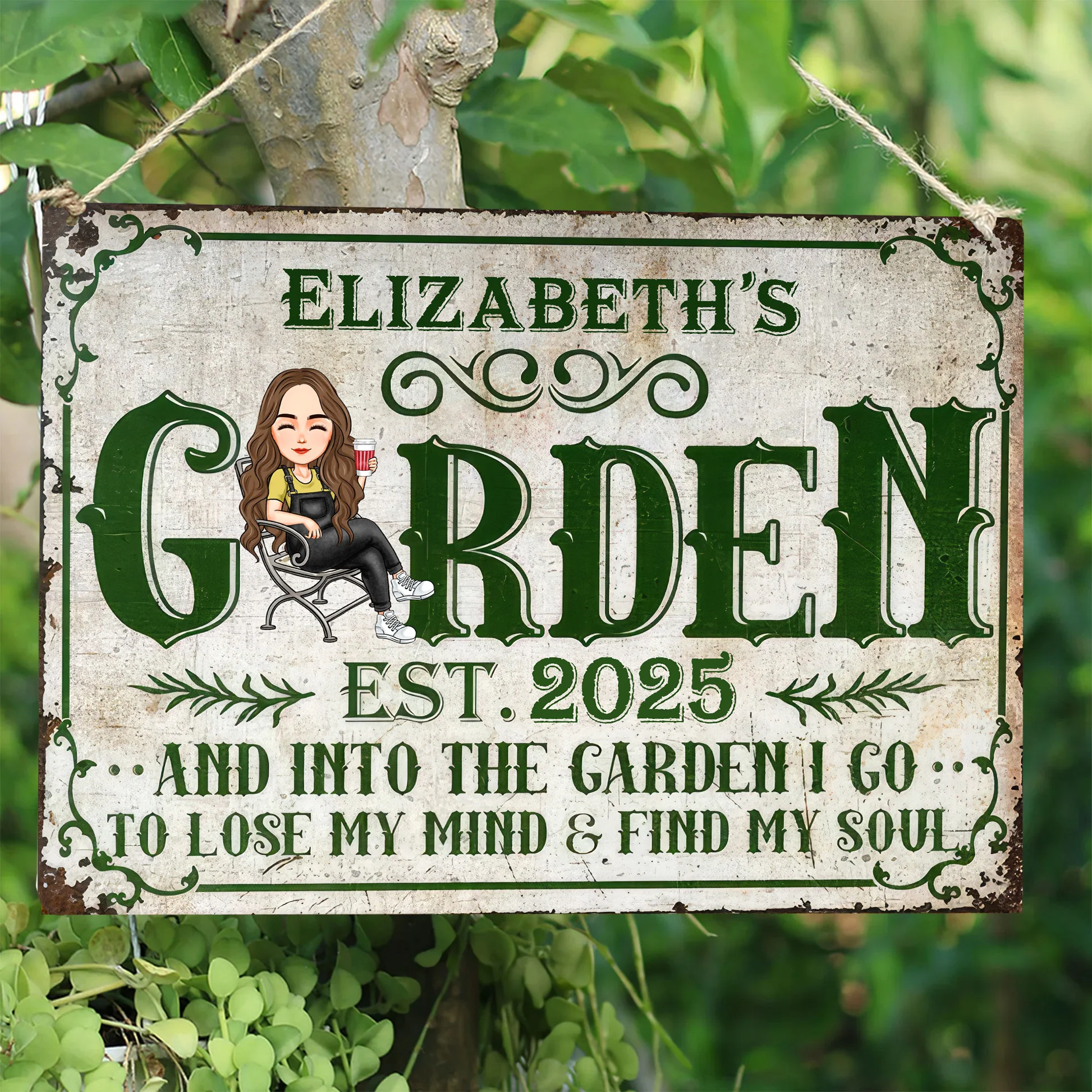 Grown With Love Gardening - Personalized Metal Sign - Gift For Mom, Mother's Day, Gardening Lovers | GR21 NA94 - Image 4