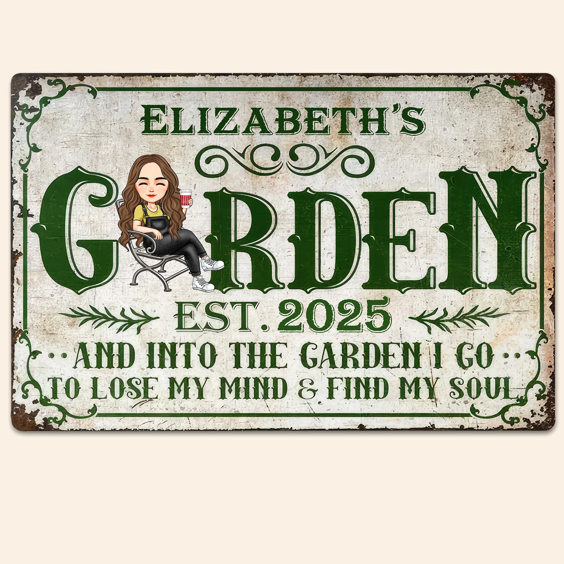 Grown With Love Gardening - Personalized Metal Sign - Gift For Mom, Mother's Day, Gardening Lovers | GR21 NA94 - Image 5