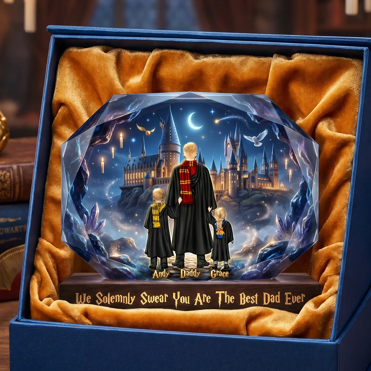 HaPo You Are The Best Dad Ever - Personalized Acrylic Plaque - Gift For Dad, Father's Day - Image 3
