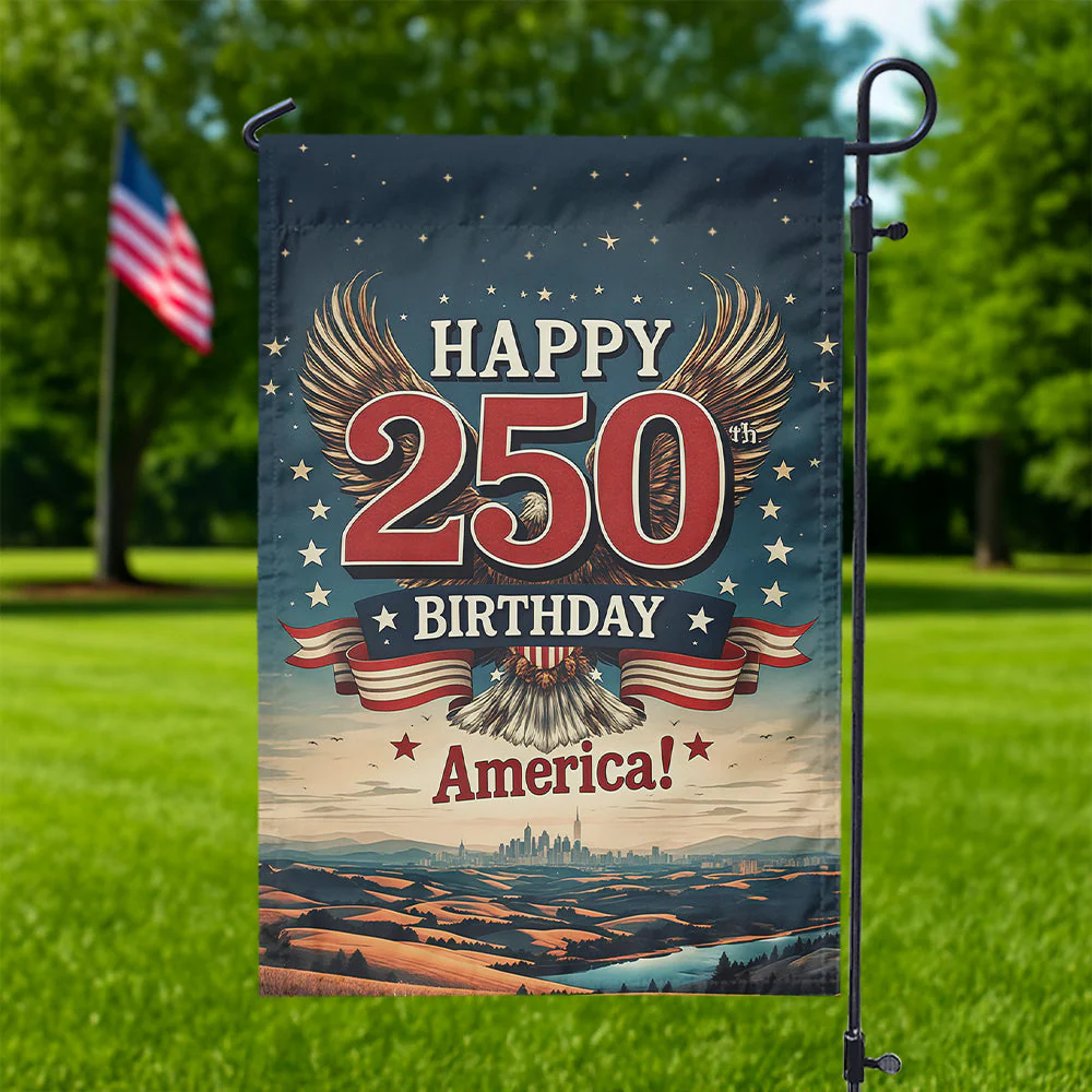 Happy 250 Birthday America Flag - Patriotic Gift For Family HN02 - Image 4