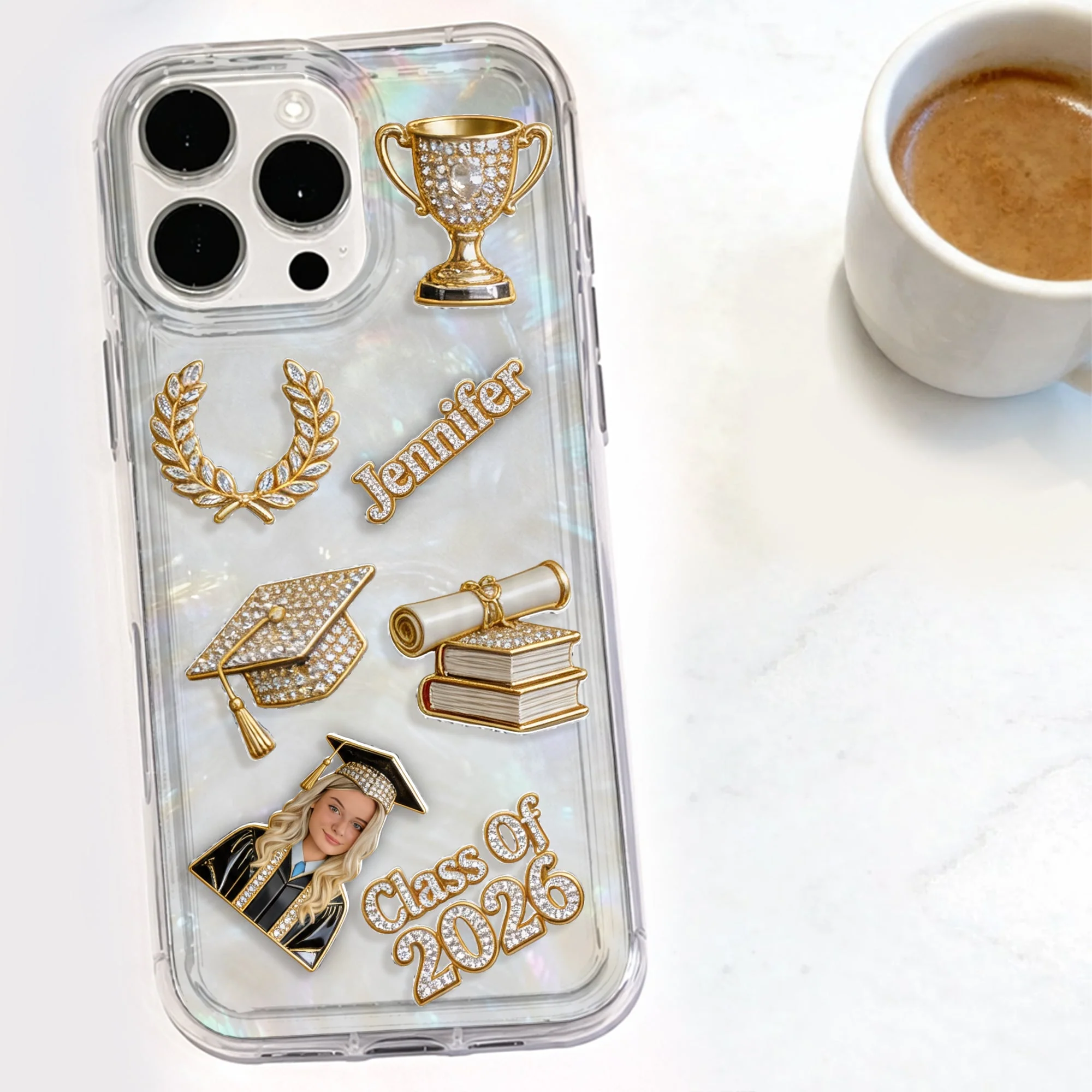 Happy Graduation Class Of 2026 - Personalized Phone Case - Gift For Graduates - Image 2
