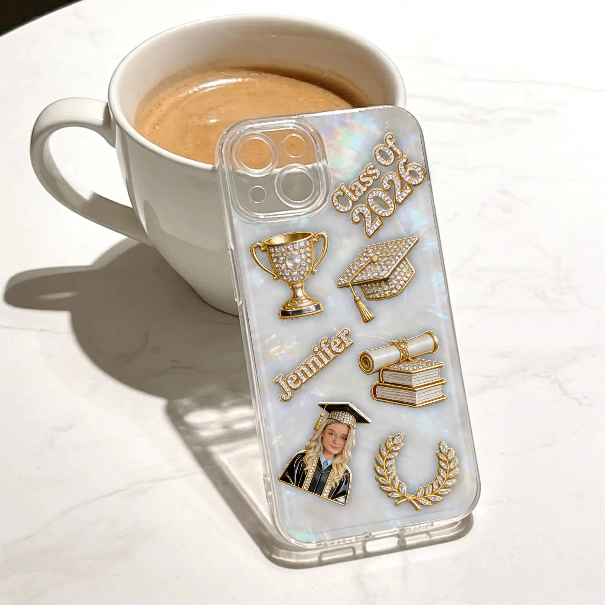 Happy Graduation Class Of 2026 - Personalized Phone Case - Gift For Graduates - Image 4