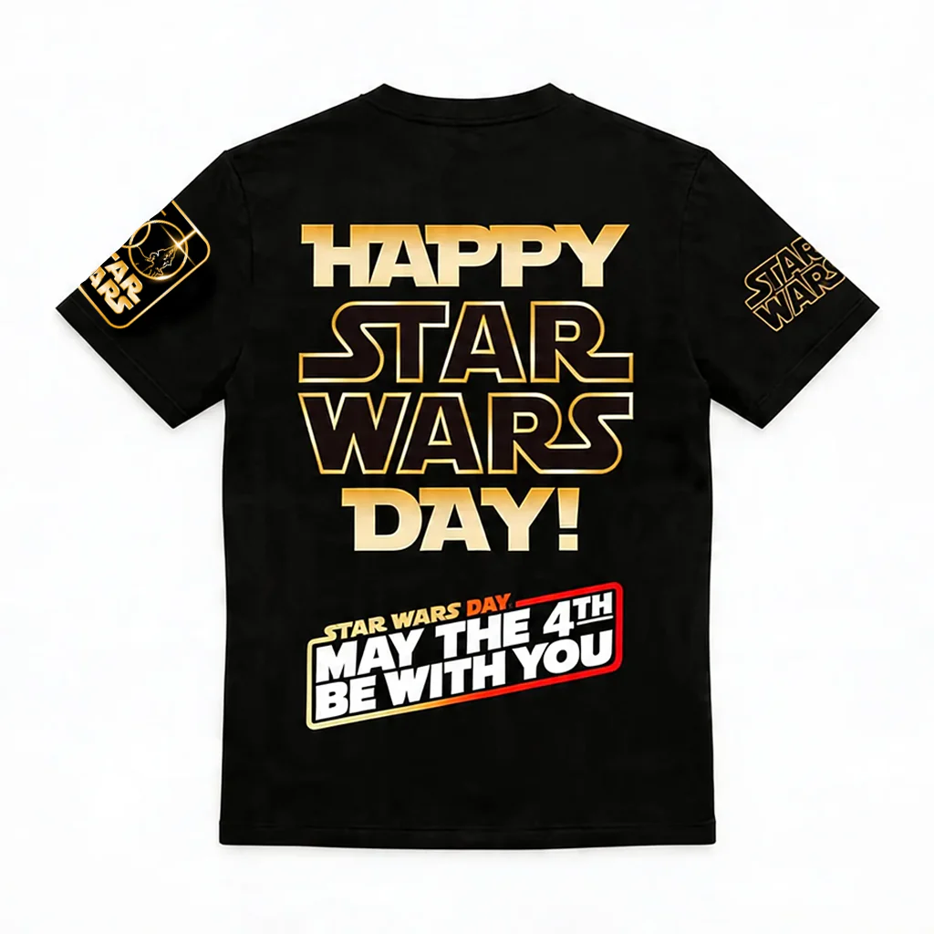 Happy Stwa Day - May The 4th Be With You - Personalized All Over Shirt - Gift For Movie Fans HH01 - Image 3