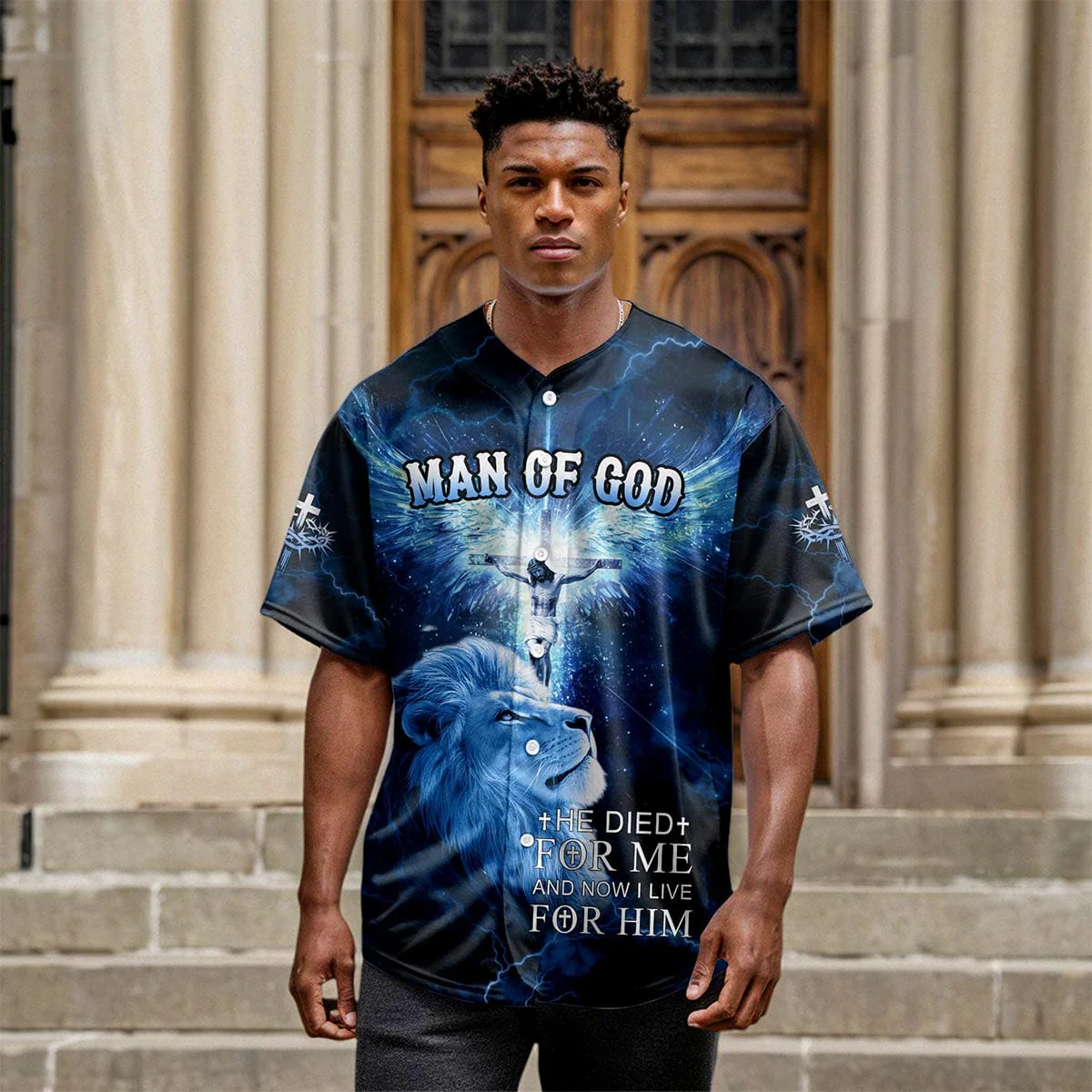 He Die For Me And Now I Live For Him Baseball Jersey Bundle - Image 9