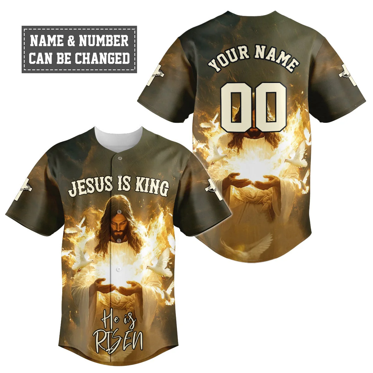 He Is Risen Baseball Jersey Bundle - Image 2