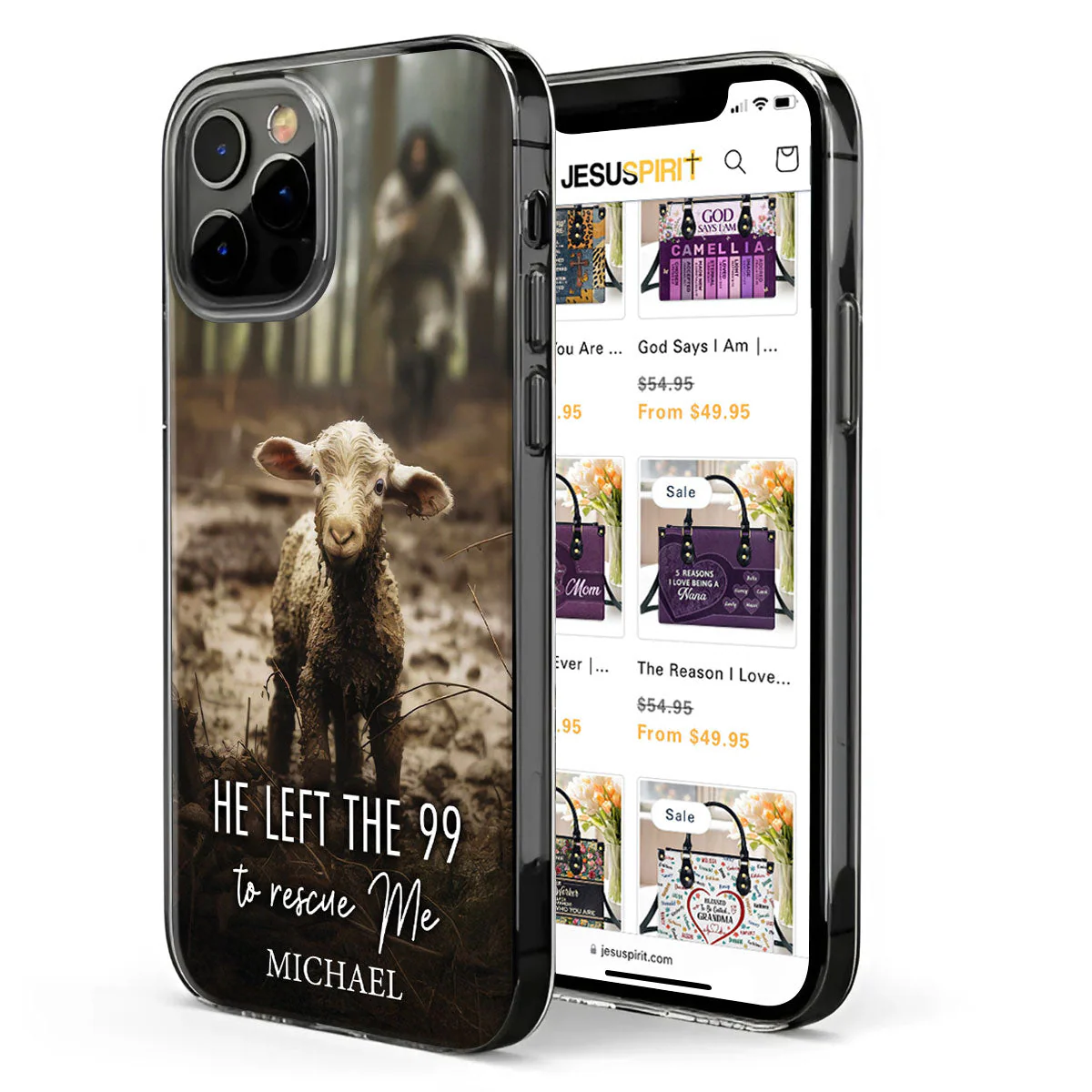He Left The 99 To Rescue Me - Personalized Phone Case TD118 - Image 3