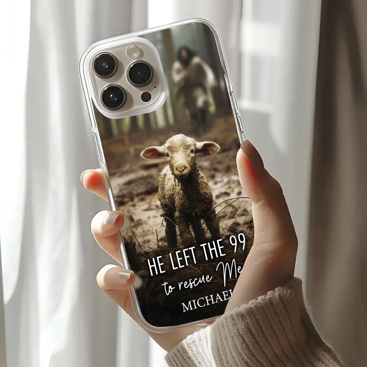 He Left The 99 To Rescue Me - Personalized Phone Case TD118 - Image 5