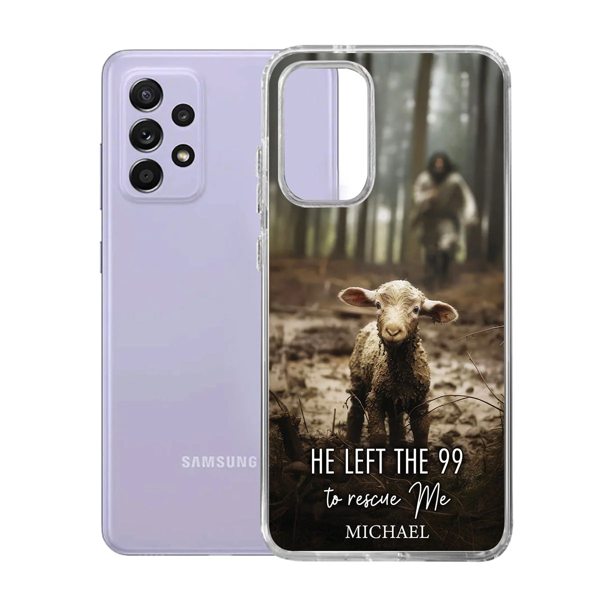He Left The 99 To Rescue Me - Personalized Phone Case TD118 - Image 8