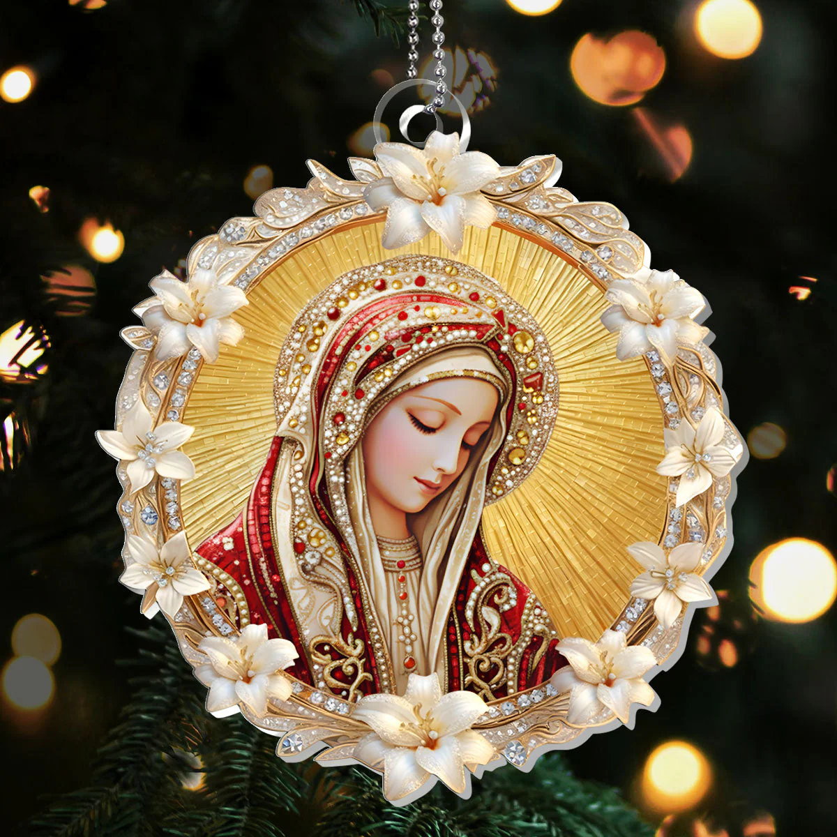 Heavenly Grace - 1-Layer Acrylic Ornament - Gift For Her, For Christmas HL128