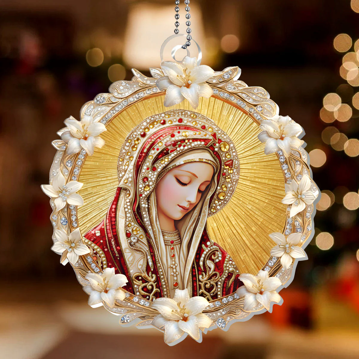Heavenly Grace - 1-Layer Acrylic Ornament - Gift For Her, For Christmas HL128 - Image 2