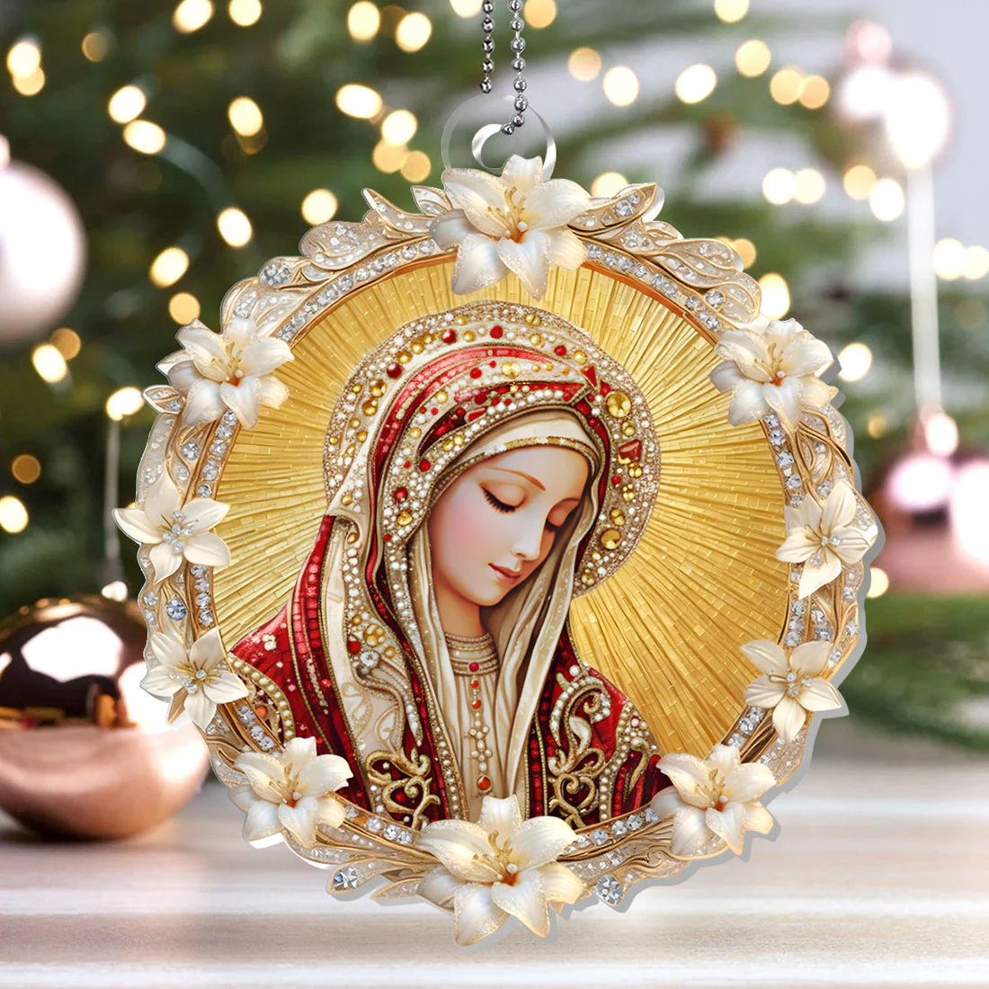 Heavenly Grace - 1-Layer Acrylic Ornament - Gift For Her, For Christmas HL128 - Image 4