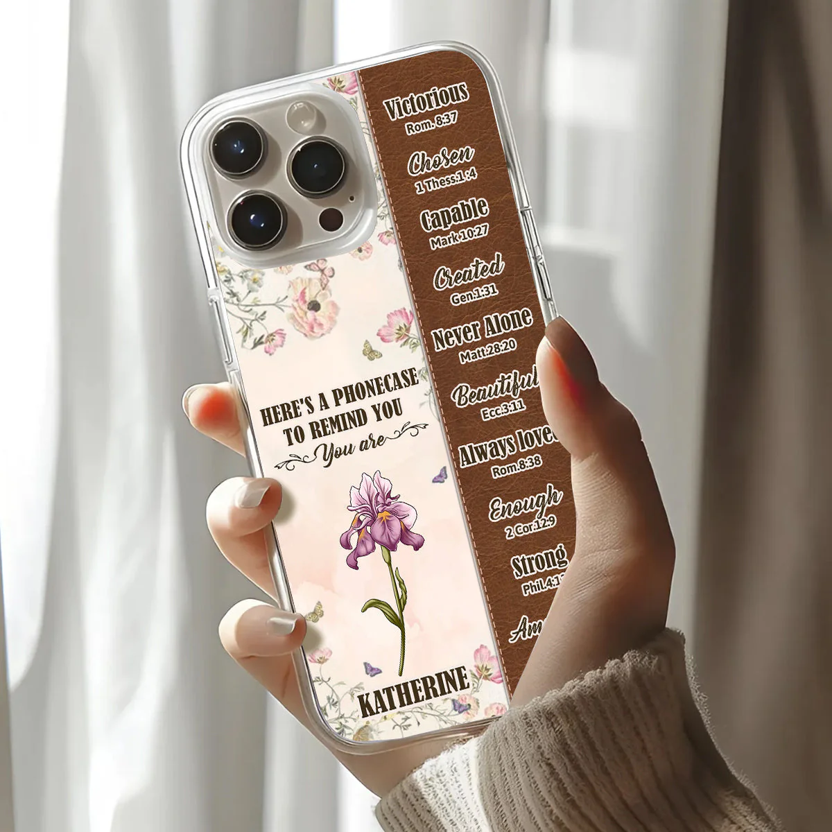 Here's A Phone Case To Remind You - Personalized Phone Case - Christian Gift For Mom BA01 - Image 4