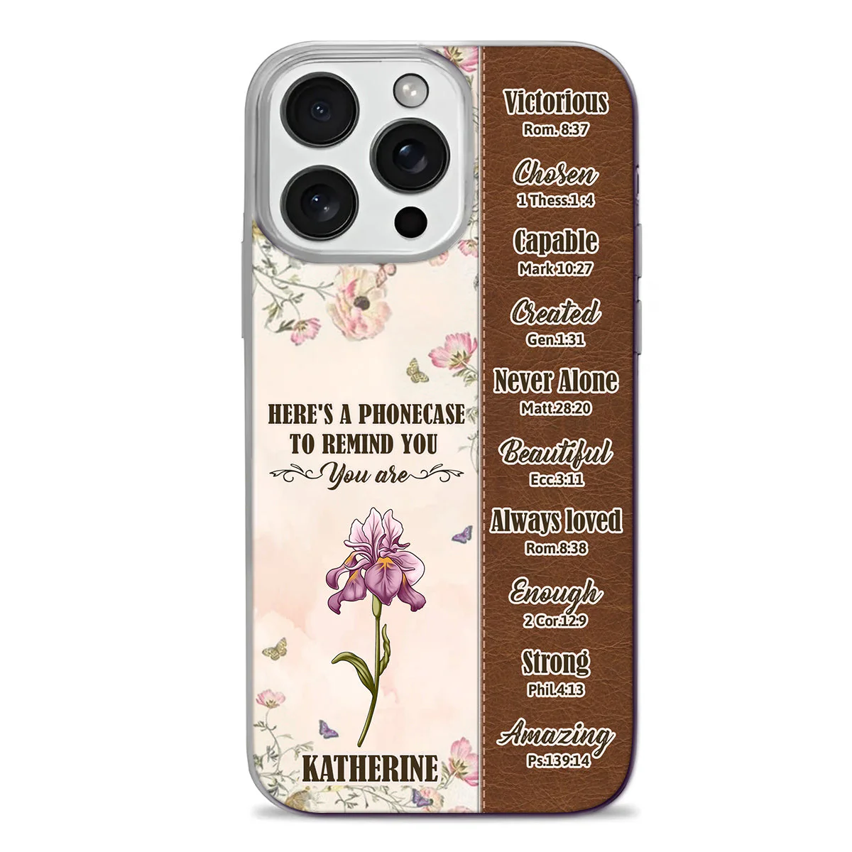 Here's A Phone Case To Remind You - Personalized Phone Case TD118