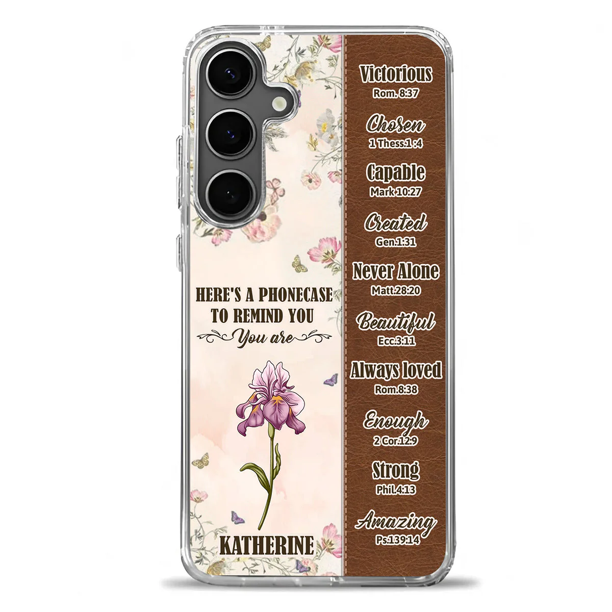 Here's A Phone Case To Remind You - Personalized Phone Case TD118 - Image 2