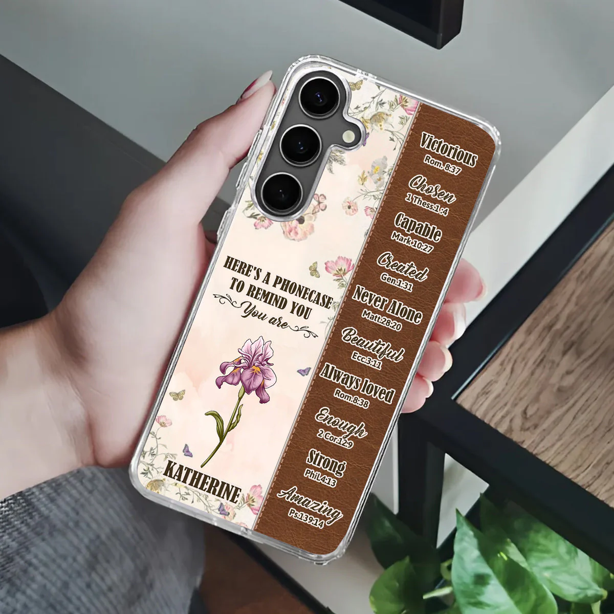 Here's A Phone Case To Remind You - Personalized Phone Case TD118 - Image 3
