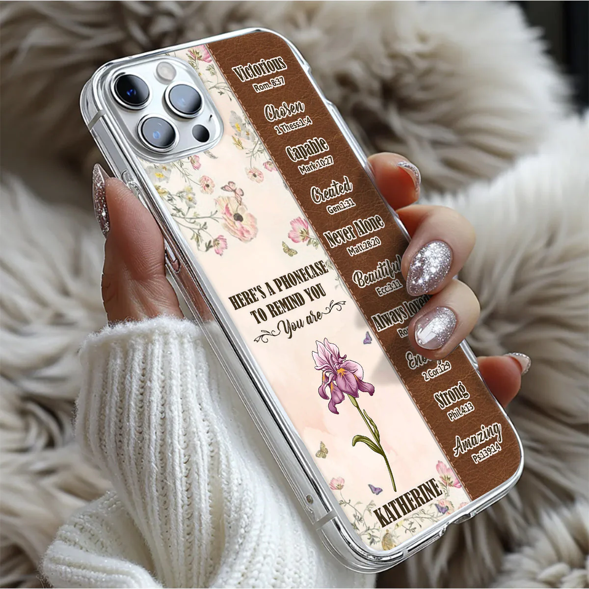 Here's A Phone Case To Remind You - Personalized Phone Case TD118 - Image 5