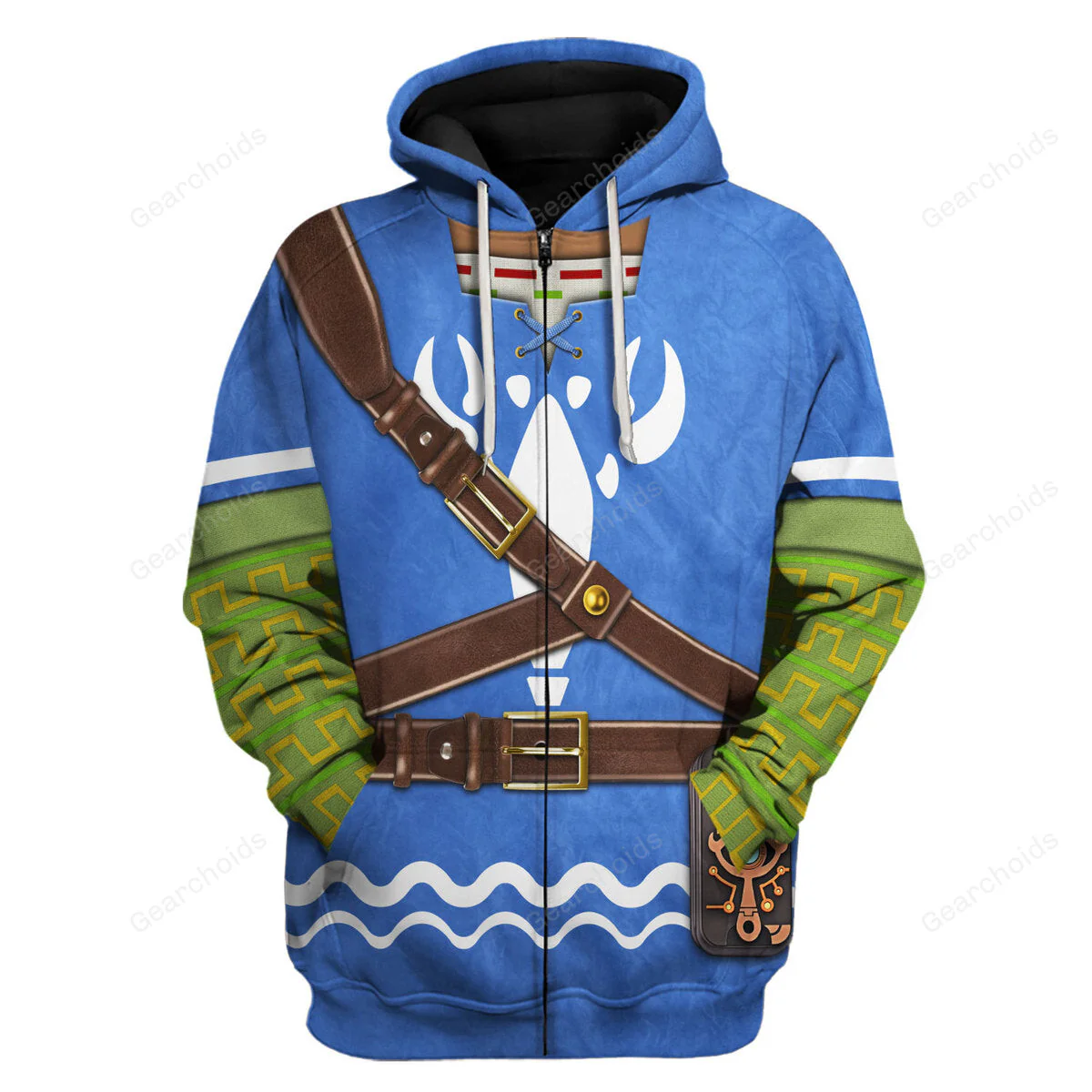 Hero's Clothes - Wind Waker Attire Hoodie Sweatshirt Sweatpants ZDHS39 - Image 3