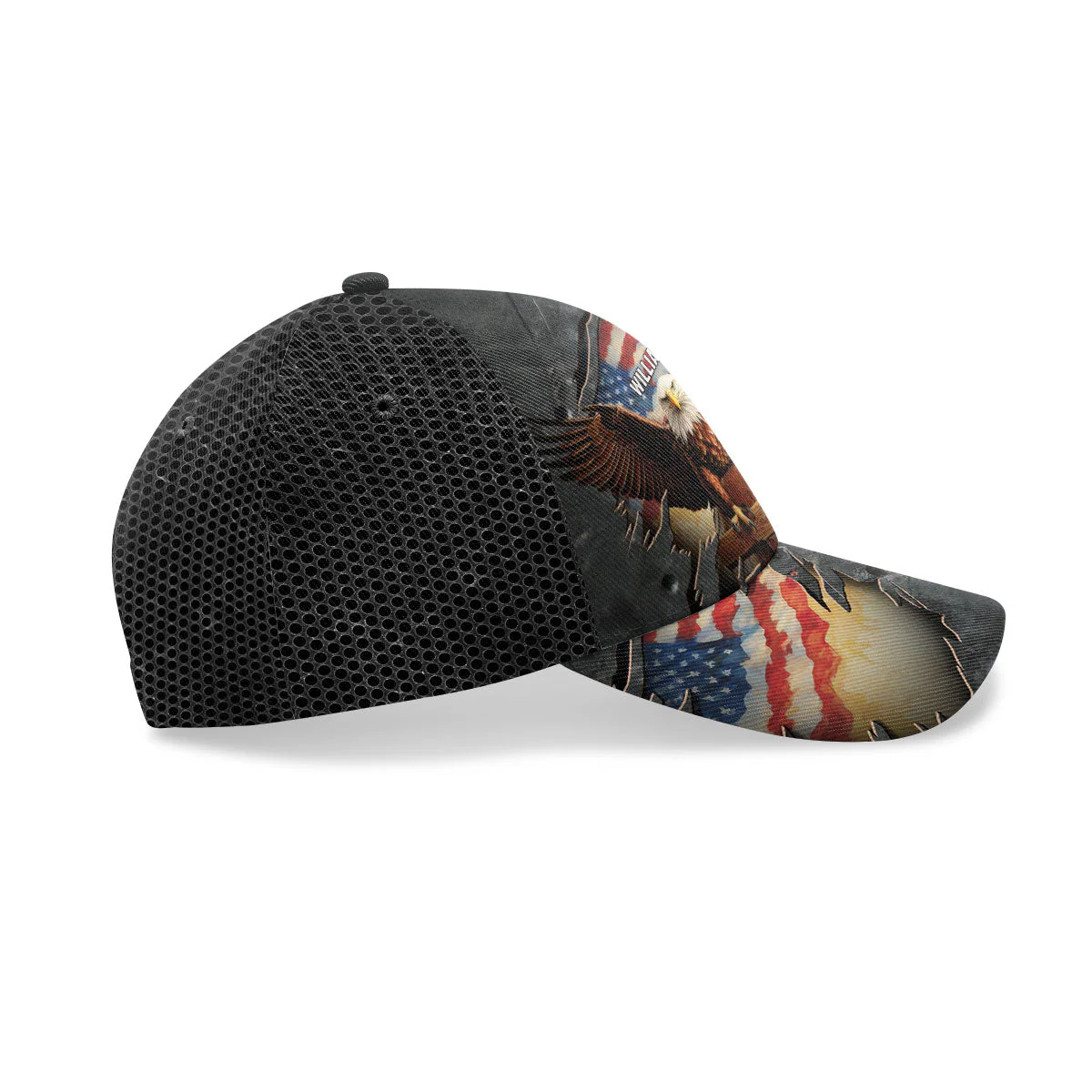 Make Jesus First Again Eagle - Personalized Classic Cap - Gift For Dad, Husband, Grandpa HN02 - Image 4