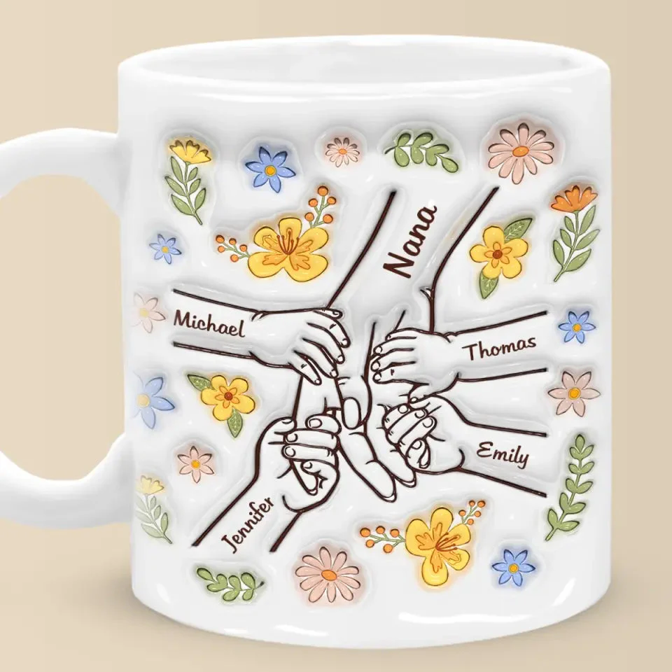 Hold Me Tight, Keep Me Safe - Personalized Mug - Gift For Mom, Mother's Day | HN02