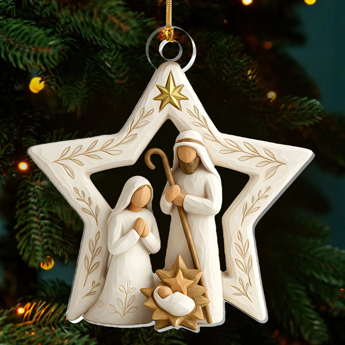 Holy Night Star - Acrylic Ornament - Gift For Christmas TD118 - Image 3