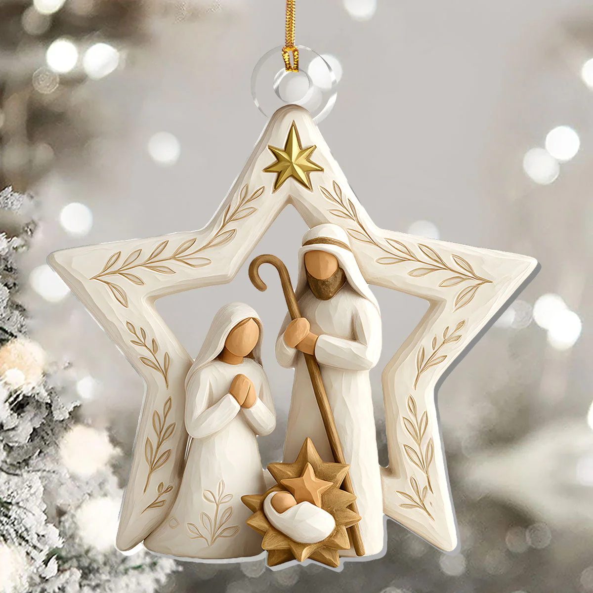 Holy Night Star - Acrylic Ornament - Gift For Christmas TD118 - Image 5