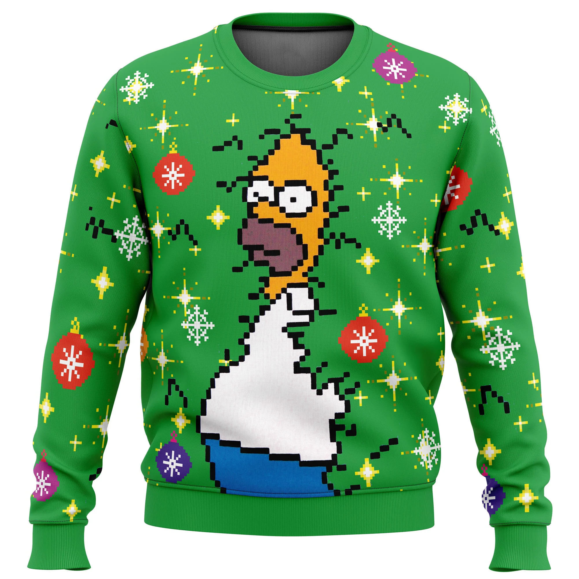 Homer Bush Meme The Simpsons - Ugly Christmas Sweater - Funny Gifts | HN02