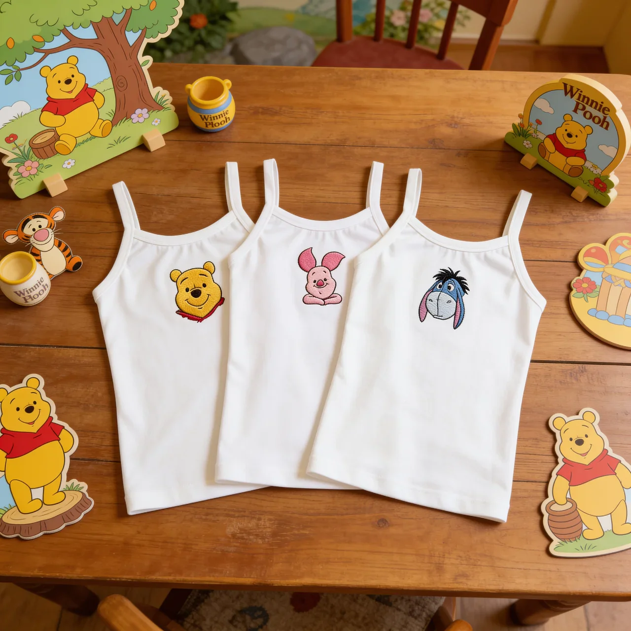 Honey Bear Characters - Personalized Embroidery Tank Top - Gift For Her, Movie Fans - DSNY - Image 6