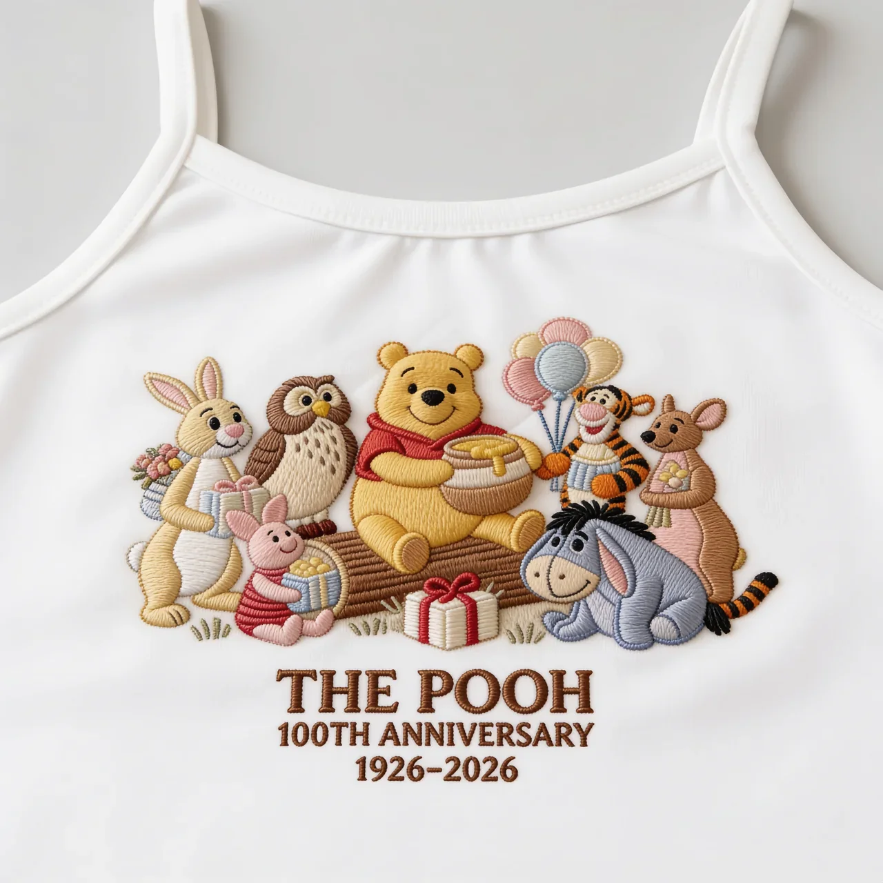 Honey Bear Friends - Personalized Embroidery Tank Top - Gift For Her - DSNY - Image 6