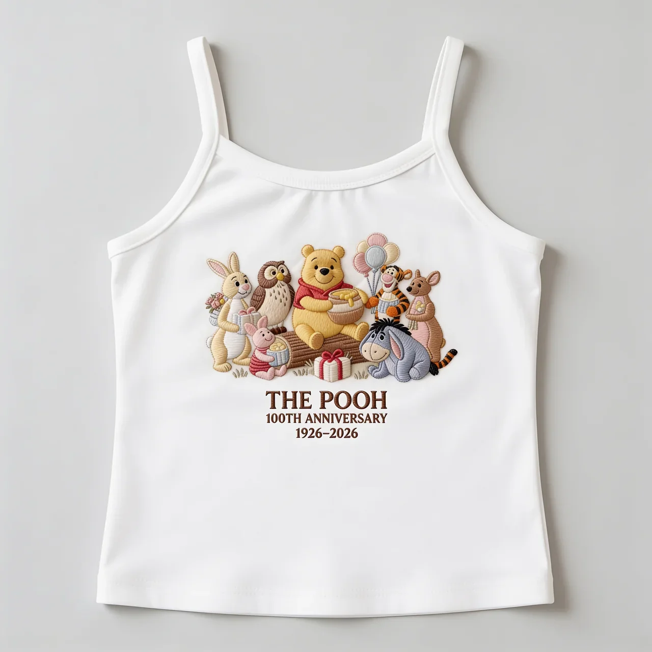 Honey Bear Friends - Personalized Embroidery Tank Top - Gift For Her - DSNY - Image 8