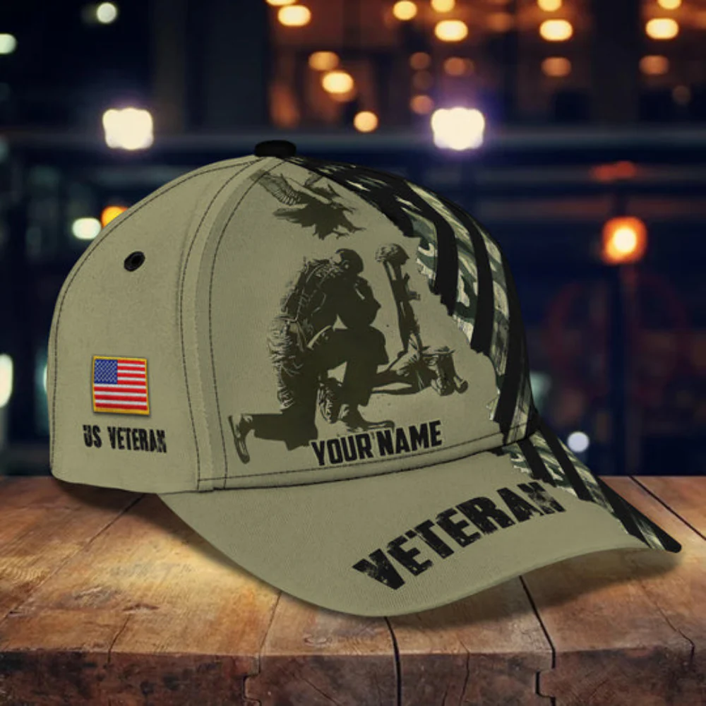 Honor & Remember Military Tribute - Personalized Classic Cap - Patriotic Gift For Veterans | HN02 - Image 2