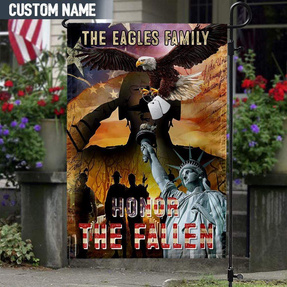 Honor The Fallen Flag - Gift For Patriotic, Veteran | HN02