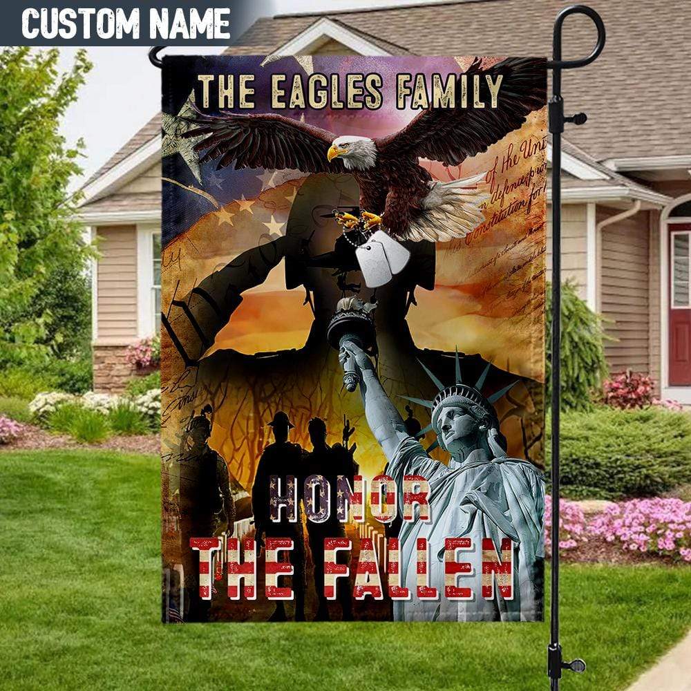 Honor The Fallen Flag - Gift For Patriotic, Veteran | HN02 - Image 3