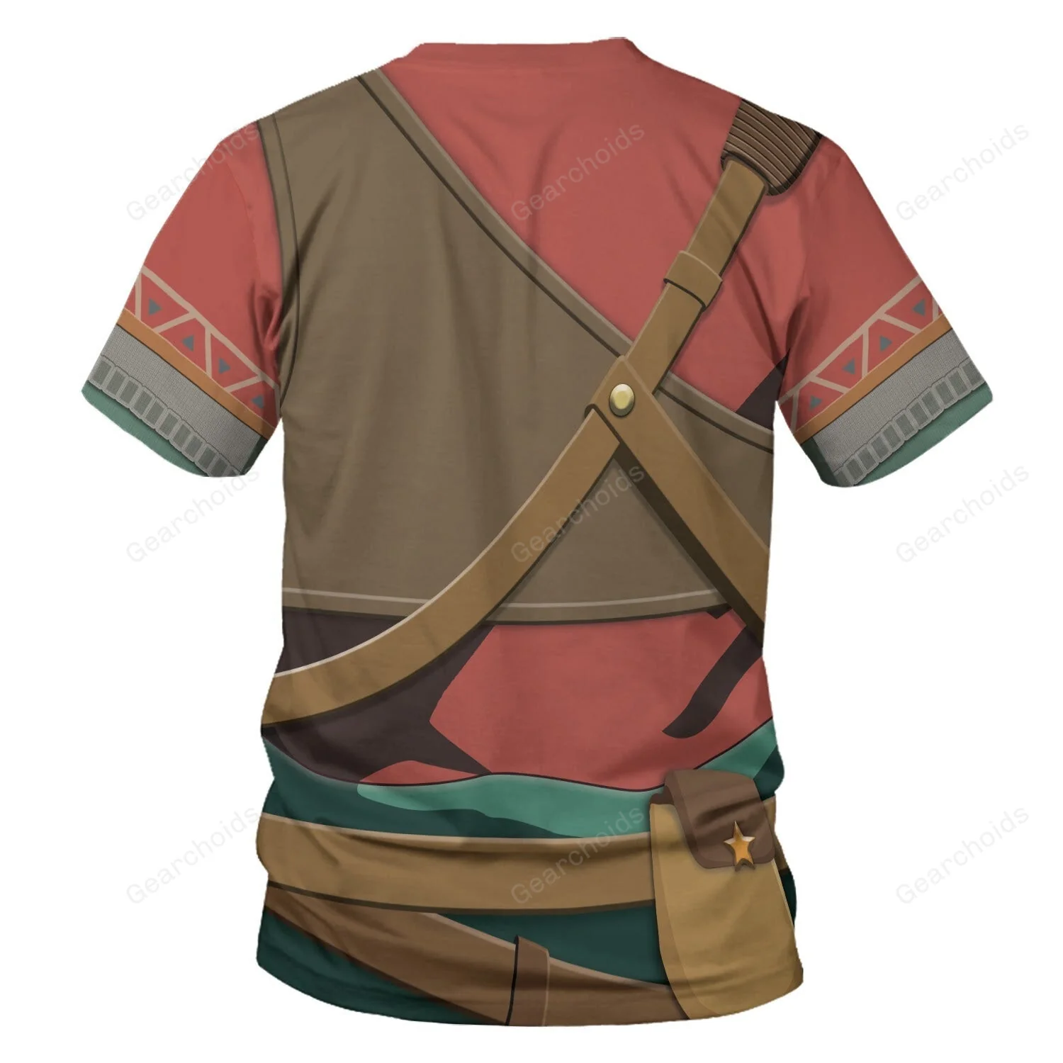 Hylian Armor Cosplay T-Shirt ZDHS72 - Image 2