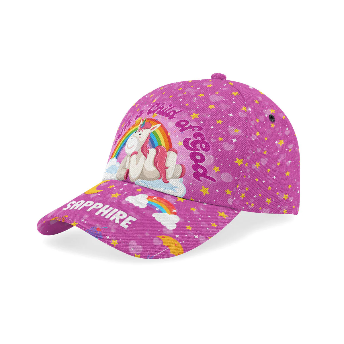 I Am A Child Of God - Personalized Classic Cap - Gift For Kids | HN02 - Image 2