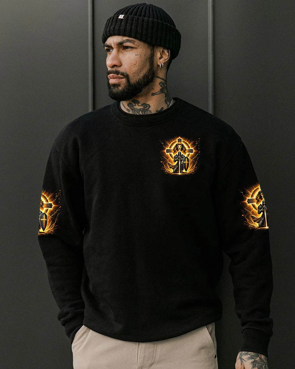 I Am A Warrior In The Army Of God Men's All Over Print Shirt - td2610243 - Image 5